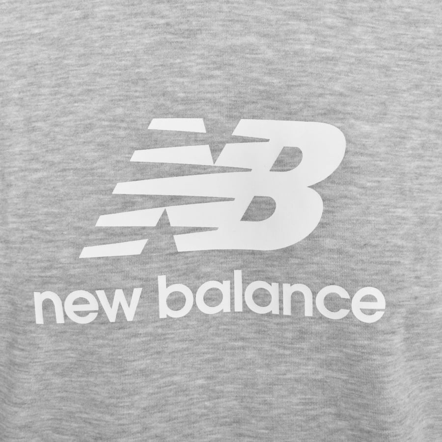 New Balance Sport Essentials French Terry Logo Hoodie Men s Grey XXL